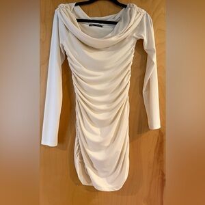 Zara Cream-Colored Cocktail Dress